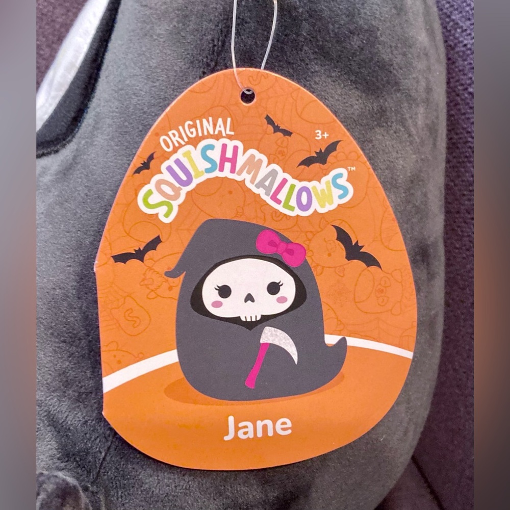 BNWT Halloween 2024 Jane the grim reaper 7” squishmallows - Picture 3 of 3